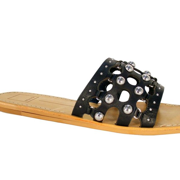 DOLCE VITA Celita $110 Studded Slide Sandals Women's 9 - NWOB - Picture 2 of 6